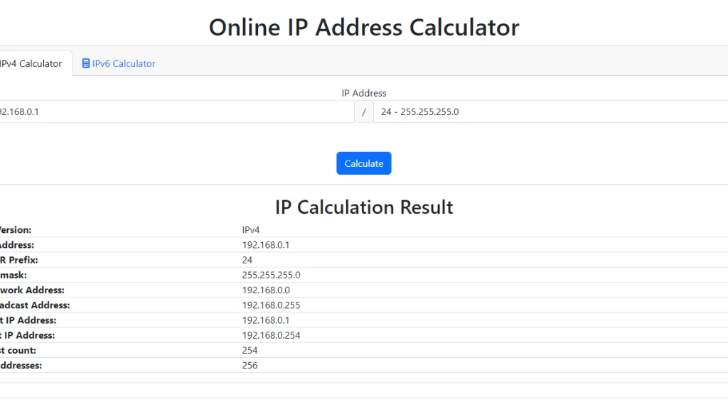 Understanding the Online IP Address Calculator